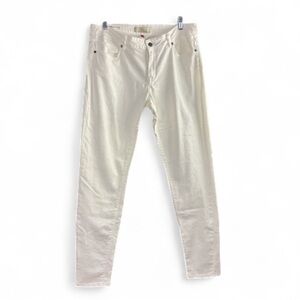 J by cookie Johnson white jeans size 30 slim boyfriend nice